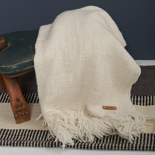 Inés Blanket | 100% Merino wool