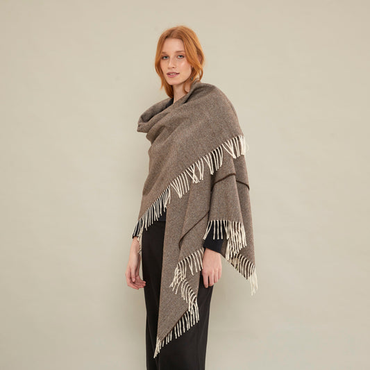 Dagne Travel Blanket | 100% Baby Alpaca