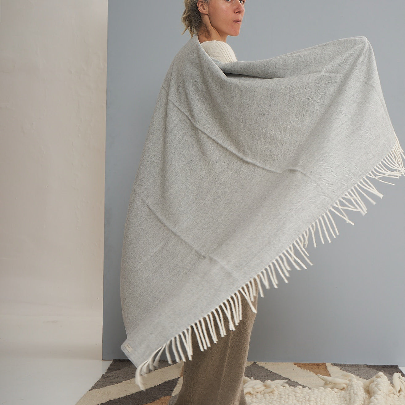 Couverture de voyage Dagne | 100 % Bébé Alpaga